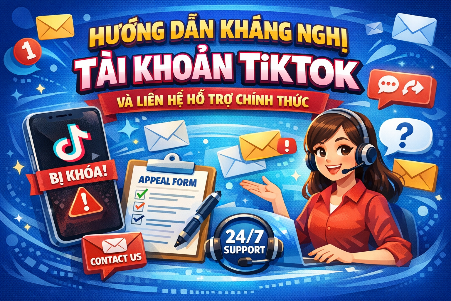 Hướng Dẫn Kháng Nghị Tài Khoản TikTok Và Liên Hệ Hỗ Trợ Chính Thức